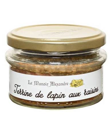 Terrine de lapin aux raisins 