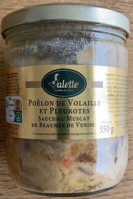 Polon de Volaille et Pleurotes Sauce au Muscat de Beaume de Venise