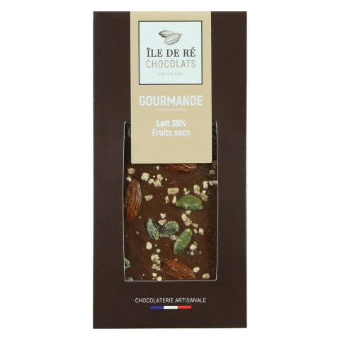 Lait 35% Fruits secs - 100g