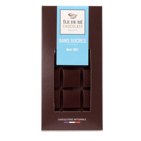 Noir 56% Sans Sucre  - 100g