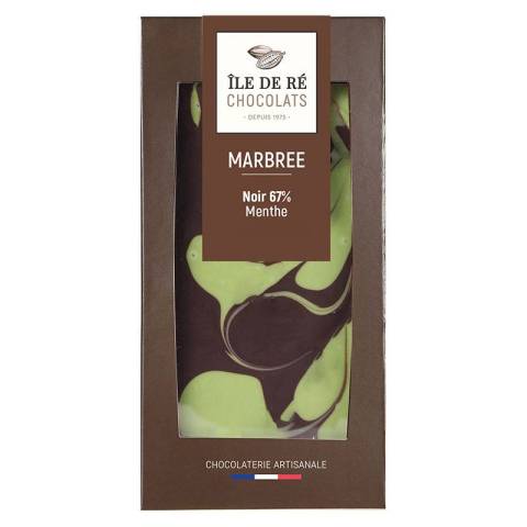 Noir 67% Marbre Menthe - 100g