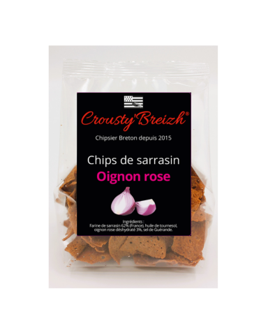 Chips de sarrasin - Oignon Rose 100g