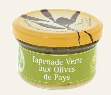 Tapenade Vert aux Olives de Pays - 90g