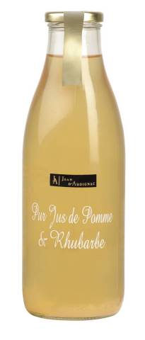 Pur jus de Pomme et Rhubarbe - 75cL